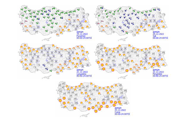 Sıcaklık 12 derece azalacak, kar yağışı etkili olacak